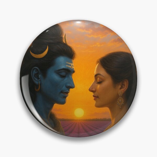 Item preview, Shiva & Parvati – Divine Union at Sunset designed and sold by rajaindra.