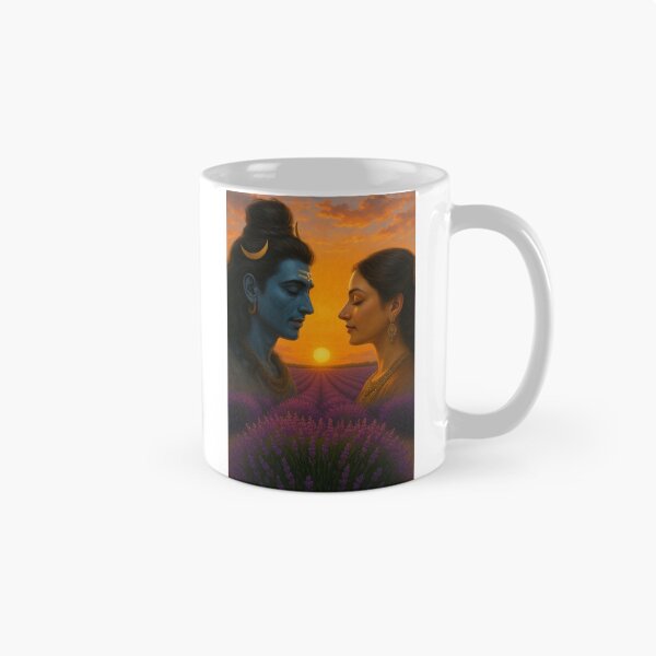 Item preview, Shiva & Parvati – Divine Union at Sunset designed and sold by rajaindra.