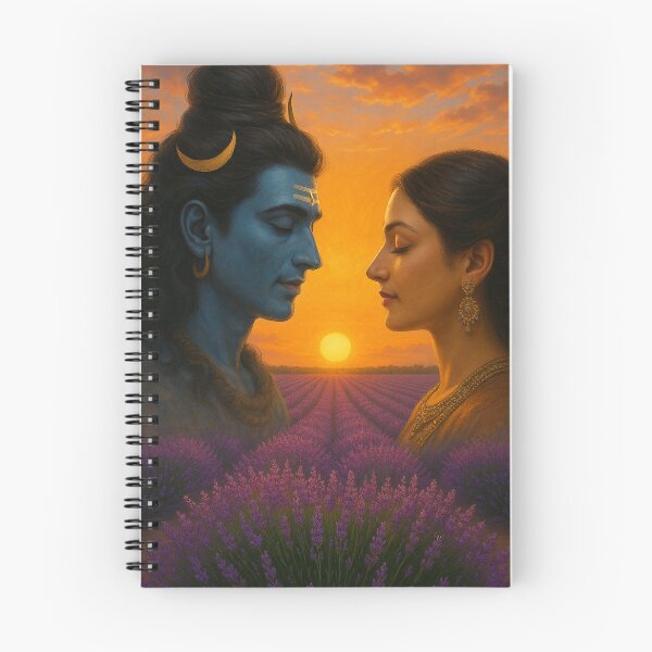 Item preview, Shiva & Parvati – Divine Union at Sunset designed and sold by rajaindra.