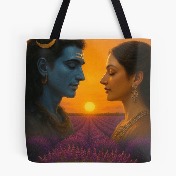 Item preview, Shiva & Parvati – Divine Union at Sunset designed and sold by rajaindra.