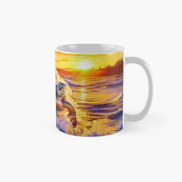 Item preview, Turtle Surf Sunset Design By Rich AMeN Gill designed and sold by RichAMeNGill.