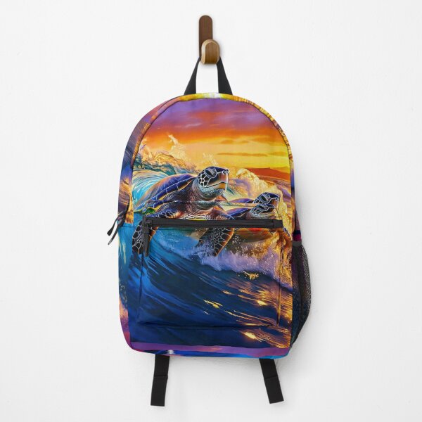 Item preview, Turtle Surf Sunset Design By Rich AMeN Gill designed and sold by RichAMeNGill.
