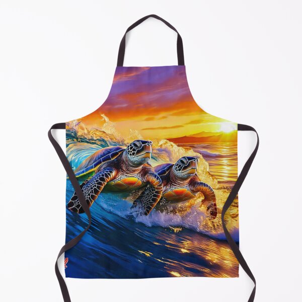 Item preview, Turtle Surf Sunset Design By Rich AMeN Gill designed and sold by RichAMeNGill.