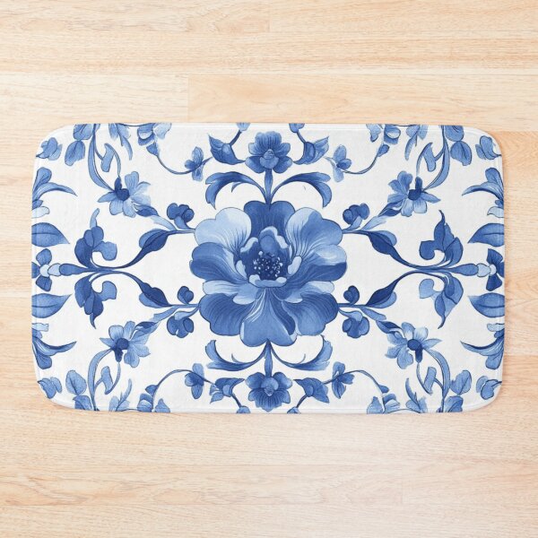 Item preview, Royal Delft Light Blue Floral Pattern designed and sold by GrinGalore.