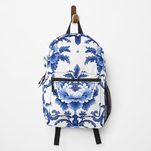 Item preview, Royal Delft Blue Floral Branches Pattern designed and sold by GrinGalore.