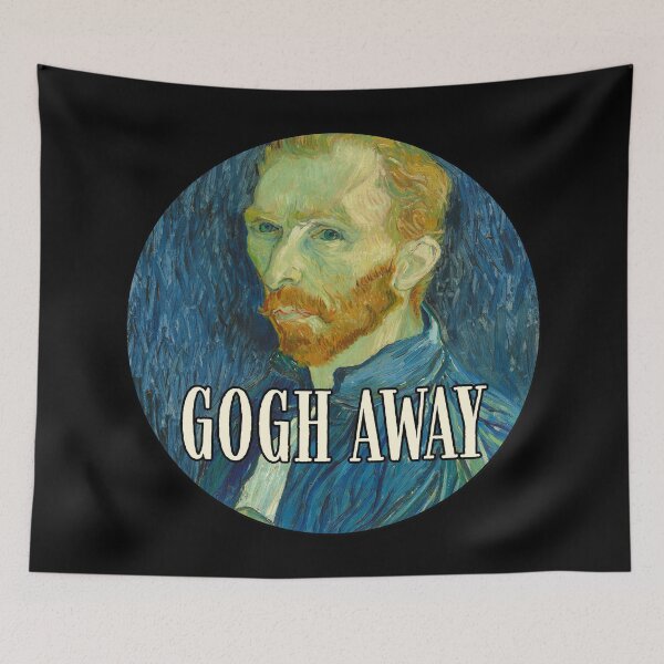 Item preview, Gogh away designed and sold by PeachyLitchi.