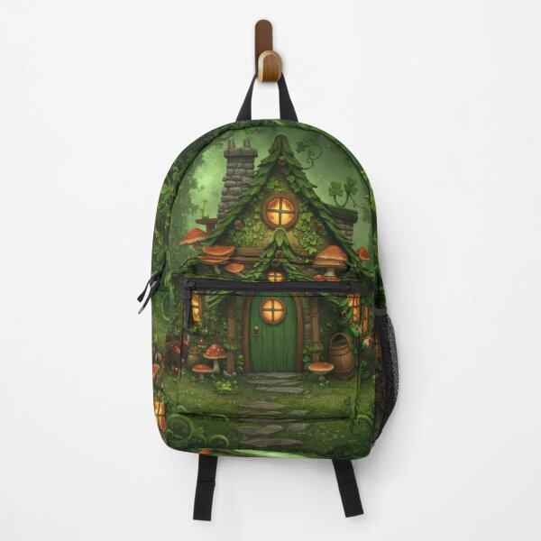 Item preview, Leprechaun House, Irish Clovers Four 4 Leaf, Saint Patrick's Day, St Patty, Lucky Green Celtic Pot of Gold designed and sold by TheTimeTaxi.