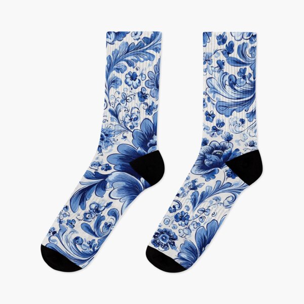 Item preview, Royal Delft Blue Flower Portuguese Pattern designed and sold by GrinGalore.