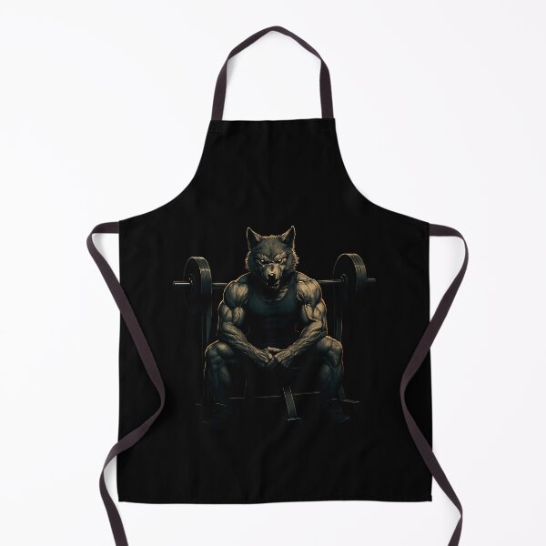 Item preview, Dark Alpha Wolf – Beast Mode Gym Art designed and sold by NicoDesignArt.