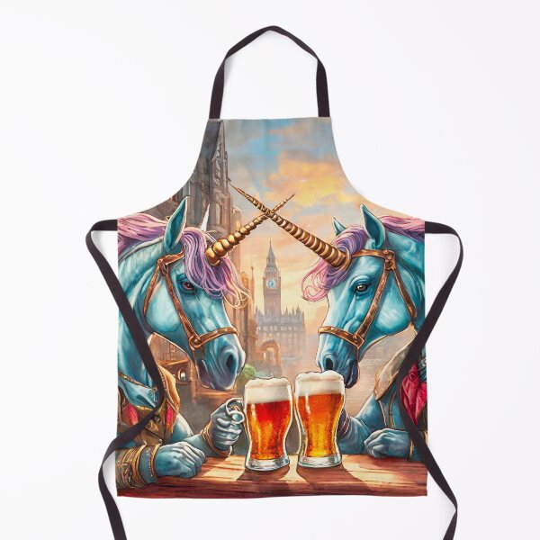 Item preview, Unicorns Having Ale in London Design by Rich AMeN Gill designed and sold by RichAMeNGill.