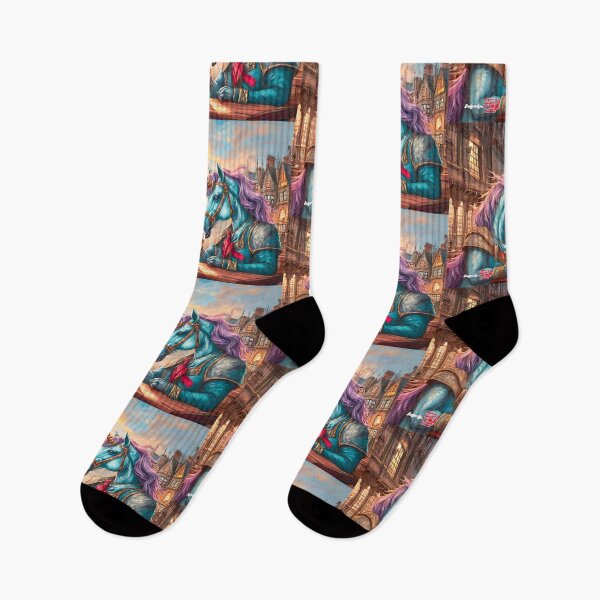 Item preview, Unicorns Having Ale in London Design by Rich AMeN Gill designed and sold by RichAMeNGill.