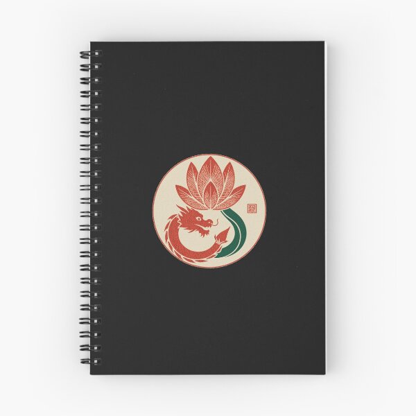 Item preview, Lotus Flower with Eastern Dragon designed and sold by ValleyDream.