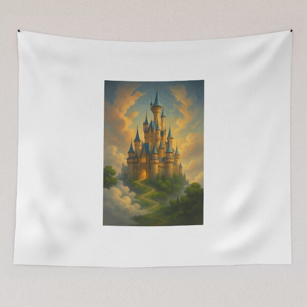 Item preview, Magical Fantasy Castle in Dreamy Sky designed and sold by Amr Siam.