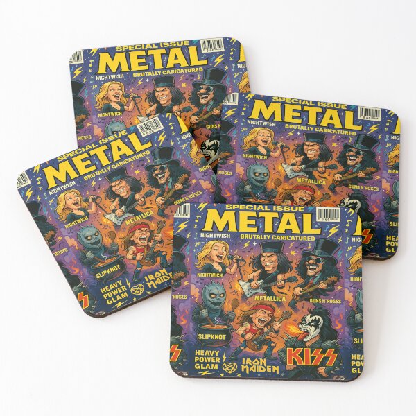 Item preview,  Six Strings & Screams - Metal’s Loudest Faces, Drawn to Thrill designed and sold by Atarac.