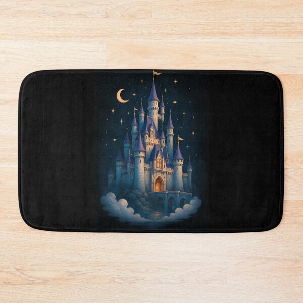Item preview, Magical Dream Castle Under Starry Night Sky designed and sold by Amr Siam.