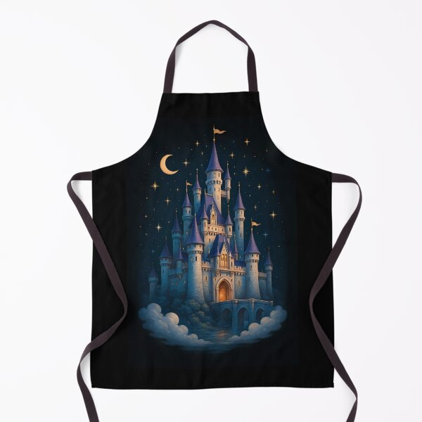 Item preview, Magical Dream Castle Under Starry Night Sky designed and sold by Amr Siam.