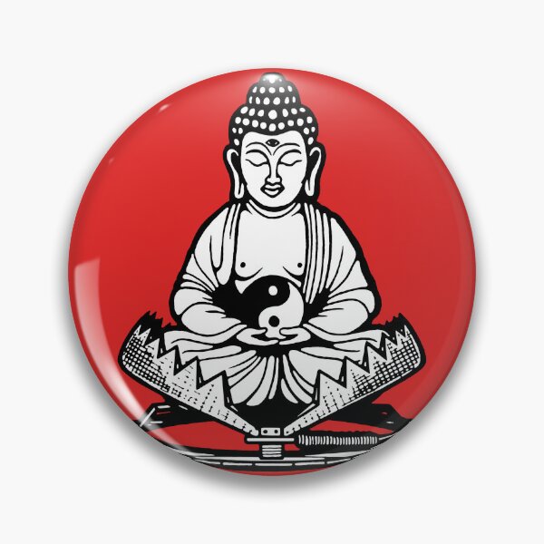 Item preview, Buddha in a Beartrap - Inner Peace Meditation YinYang designed and sold by phonkadelic.