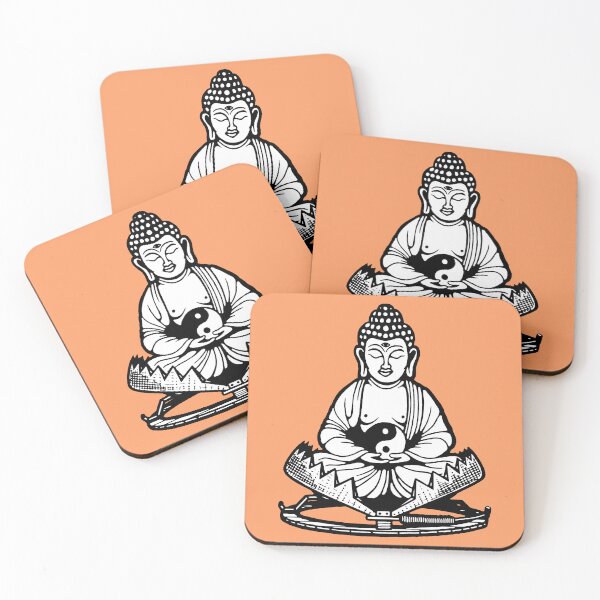 Item preview, Buddha in a Beartrap - Inner Peace Meditation YinYang designed and sold by phonkadelic.