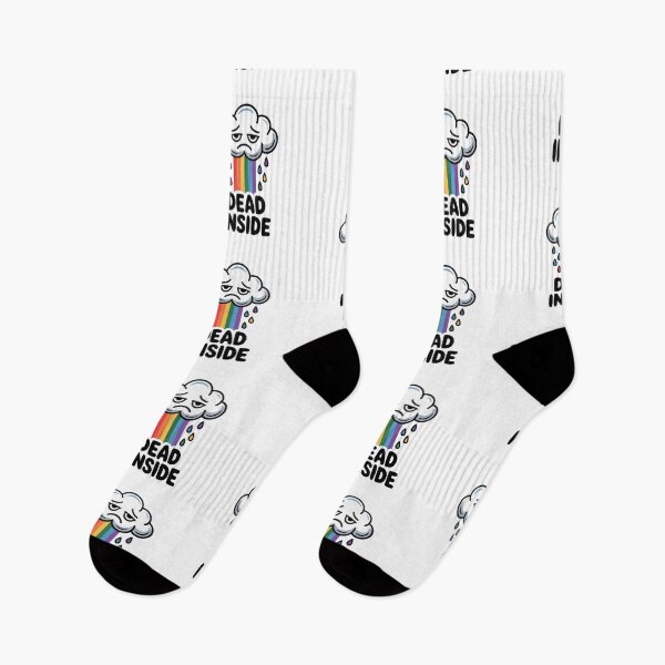 Item preview, Sad Cloud “Dead Inside” Funny Aesthetic Emotions Rainbow Design designed and sold by MonkiFlipp.