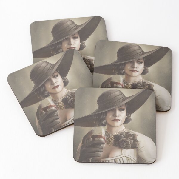 Item preview, Lady Dimitrescu Portrait wine designed and sold by Darika W.