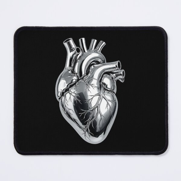 Item preview, Chrome-plated steel heart designed and sold by DigitalPartisan.