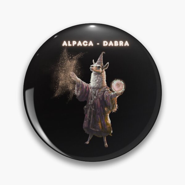 Item preview, Alpaca-dabra - Magical Alpaca Wizard Fun designed and sold by JRprojects.