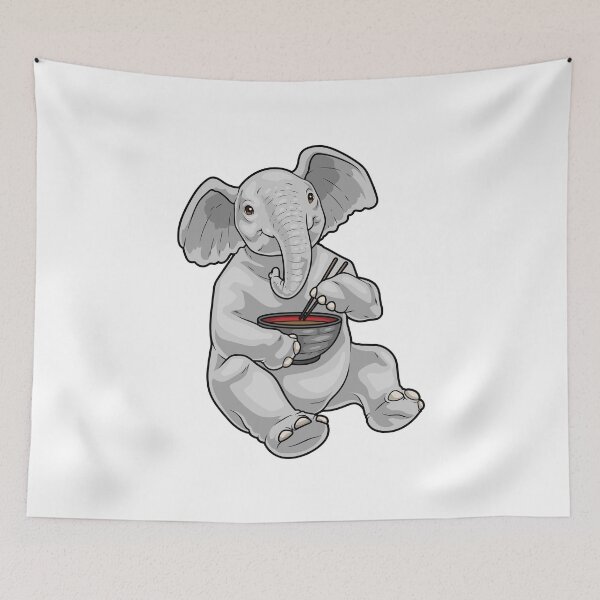 Item preview, Elephant Bowl Ramen designed and sold by Snabdesign84.