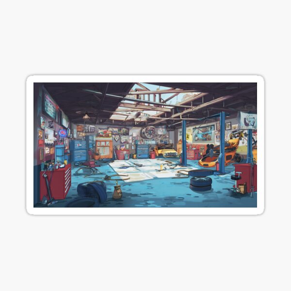 Item preview, Midday in the Mechanic’s Haven designed and sold by thepalettism.
