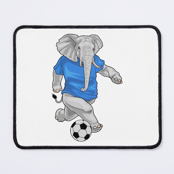 Item preview, Elephant Soccer player Soccer Sports designed and sold by Snabdesign84.
