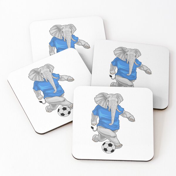 Item preview, Elephant Soccer player Soccer Sports designed and sold by Snabdesign84.