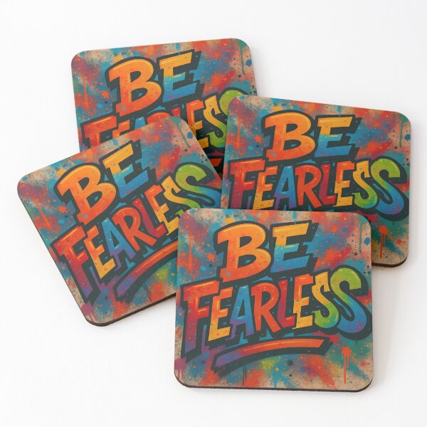 Item preview, Be Fearless Graffiti Motivation designed and sold by Glitchart66.