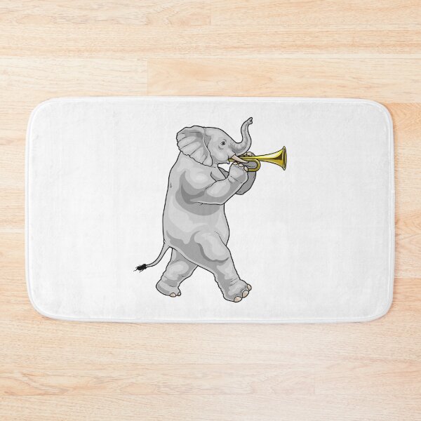 Item preview, Elephant Musician Trumpet Music designed and sold by Snabdesign84.