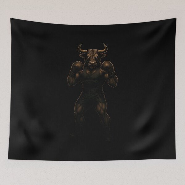Item preview, Raging Bull Boxer – Dark Power Fight Art designed and sold by NicoDesignArt.