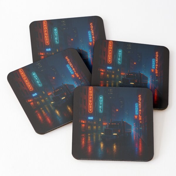 Item preview, "Neon Freight: Midnight Departure" designed and sold by Tadeusz1.
