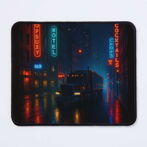 Item preview, "Neon Freight: Midnight Departure" designed and sold by Tadeusz1.