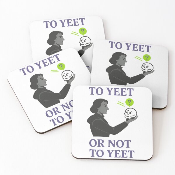 Item preview, To Yeet or Not to Yeet – Funny Shakespeare Parody Hamlet T-Shirt designed and sold by TeeTimeTreasure.
