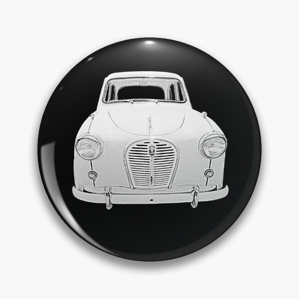 Item preview, Austin A35 1950s British classic car monochrome designed and sold by soitwouldseem.