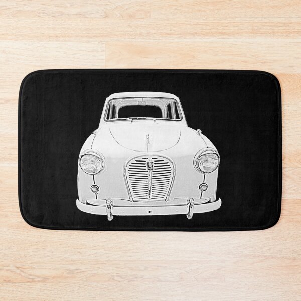 Item preview, Austin A35 1950s British classic car monochrome designed and sold by soitwouldseem.