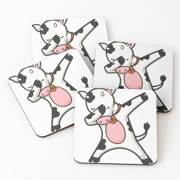 Item preview, Funny Dabbing Cow Cartoon – Cute Black and White Farm Animal designed and sold by haitrieuic96.
