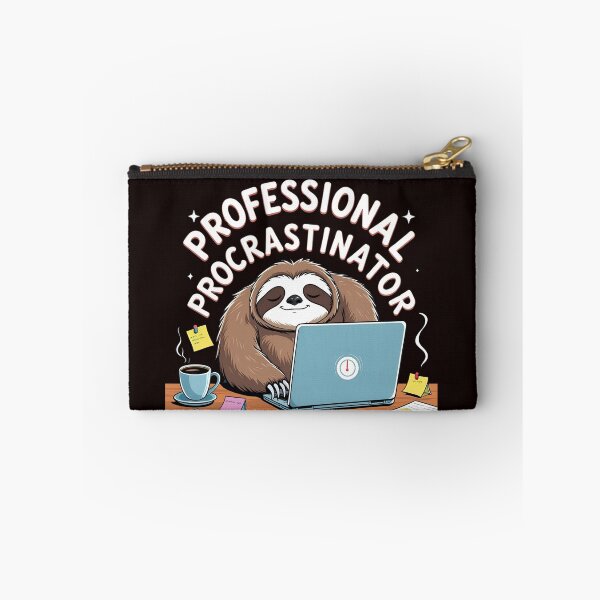 Item preview, Professional Procrastinator Funny Sloth Lazy T-Shirt designed and sold by modishwelt.