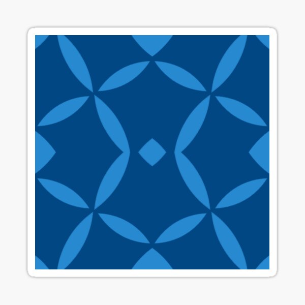 Item preview, Abstract blue geometry  designed and sold by kostolom3000.