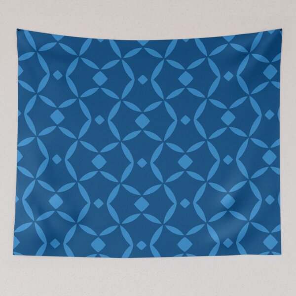 Item preview, Abstract blue geometry  designed and sold by kostolom3000.