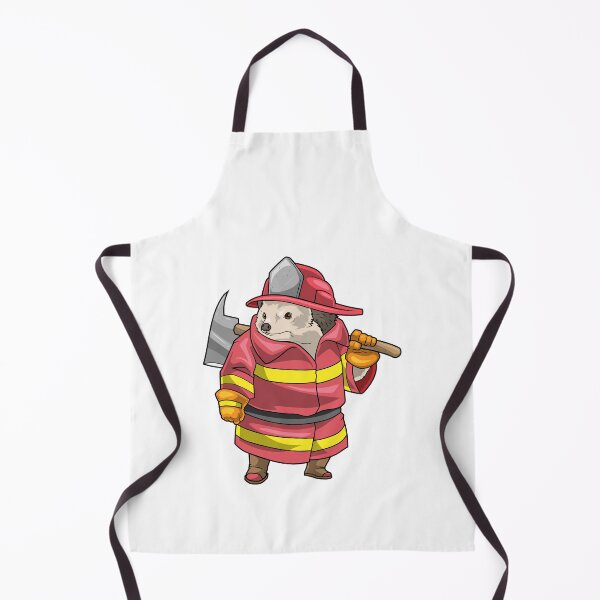 Item preview, Hedgehog Firefighter Axe Fire department designed and sold by Snabdesign84.