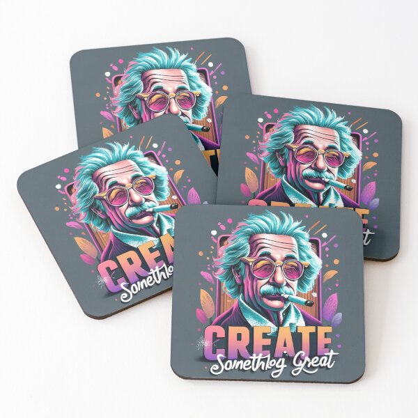 Item preview, Einstein Pop Art – Create Something Great Inspirational Design designed and sold by DarkWarrior08.