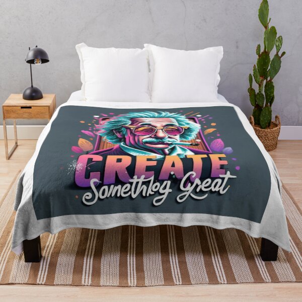 Item preview, Einstein Pop Art – Create Something Great Inspirational Design designed and sold by DarkWarrior08.