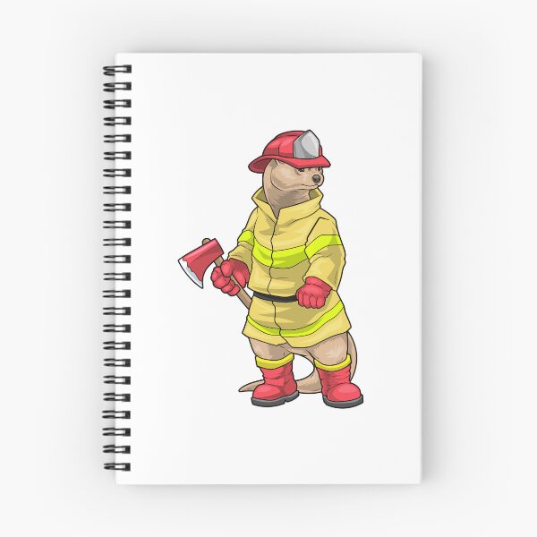 Item preview, Otter Firefighter Axe Fire department designed and sold by Snabdesign84.