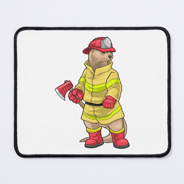 Item preview, Otter Firefighter Axe Fire department designed and sold by Snabdesign84.