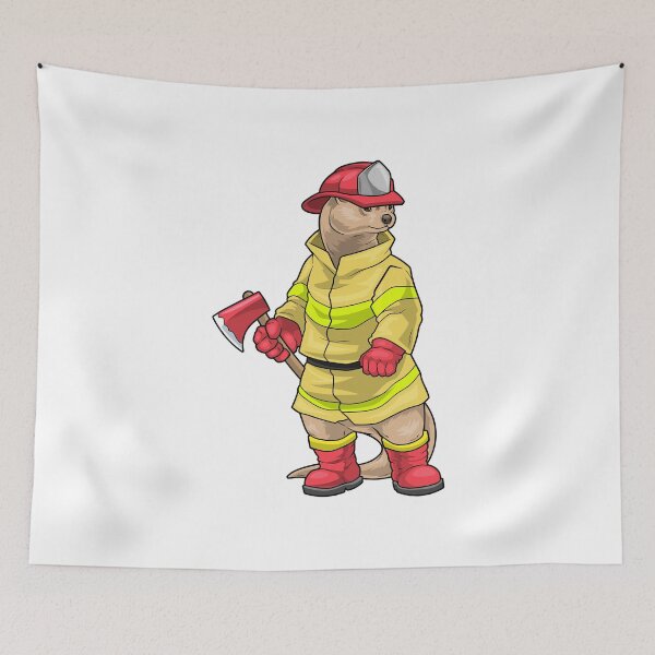 Item preview, Otter Firefighter Axe Fire department designed and sold by Snabdesign84.