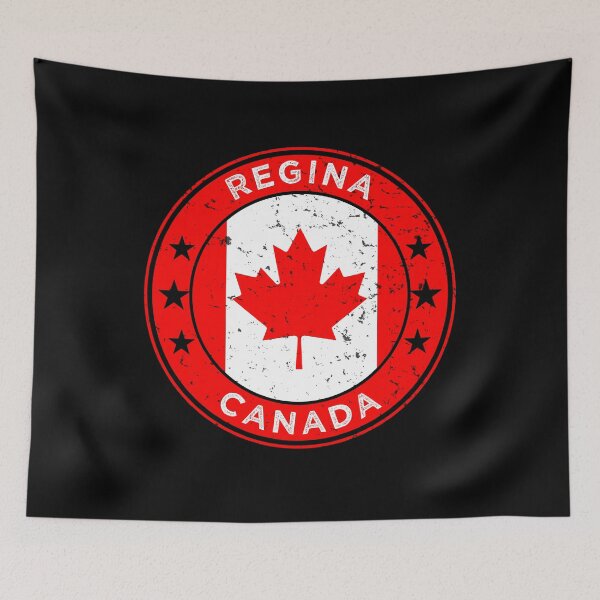 Item preview, Regina Canada Maple Leaf Prairie Capital Design designed and sold by ArtByKatti.
