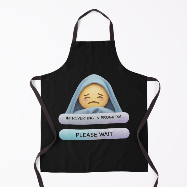 Item preview, Introverting in Progress Please Wait – Funny Introvert Quote T-Shirt for Quiet Souls designed and sold by modishwelt.